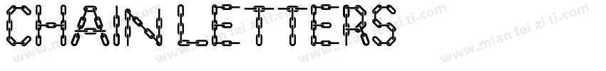 Chain Letters字体转换